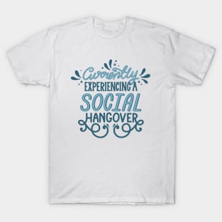 Introvert Social Hangover T-Shirt